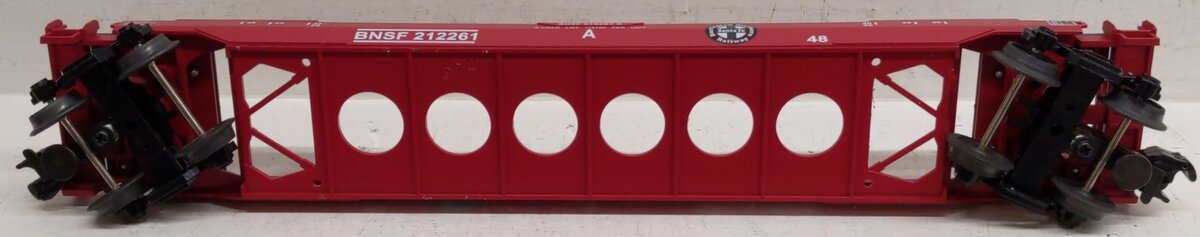 MTH 30-7644 O Gauge BNSF Husky-Stack Car with Containers #212261 EX/Box