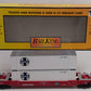 MTH 30-7644 O Gauge BNSF Husky-Stack Car with Containers #212261 EX/Box