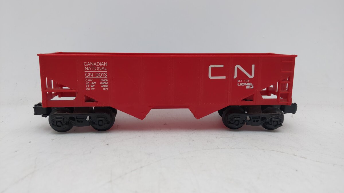 Lionel 6-9013 O Gauge Canadian National 2-Bay Hopper #9013 EX