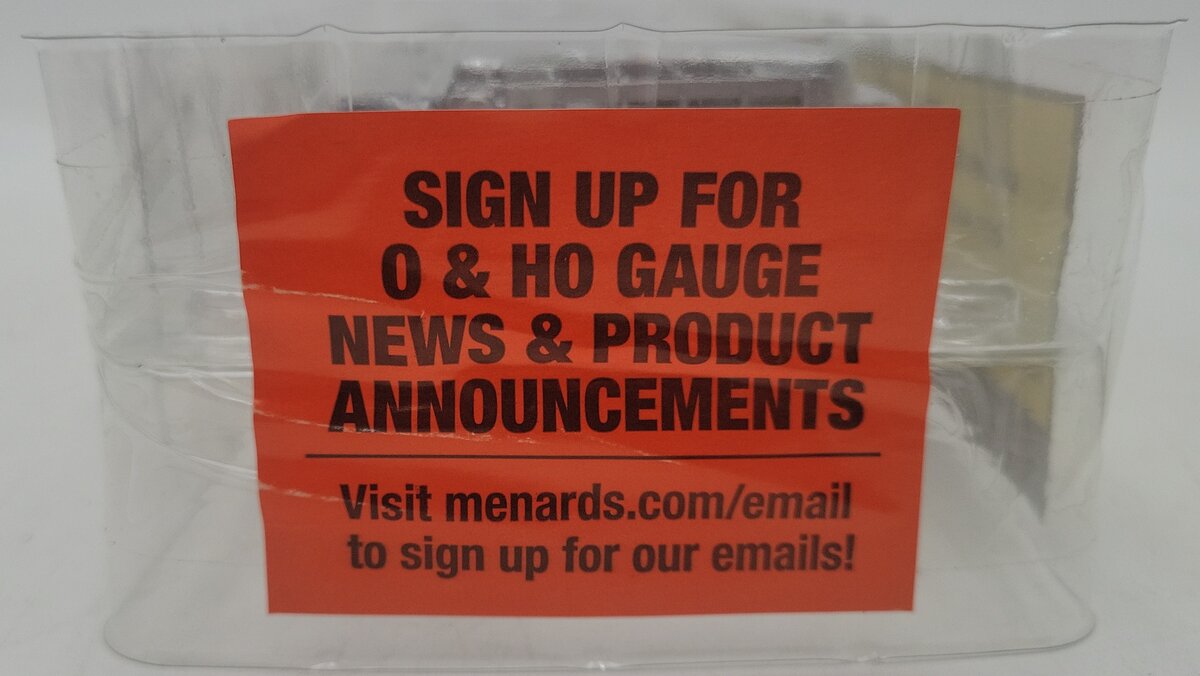 Menards 275-9155 O Gauge BNSF Ore Cars (2 Pack) #2453 and #2454 NEW