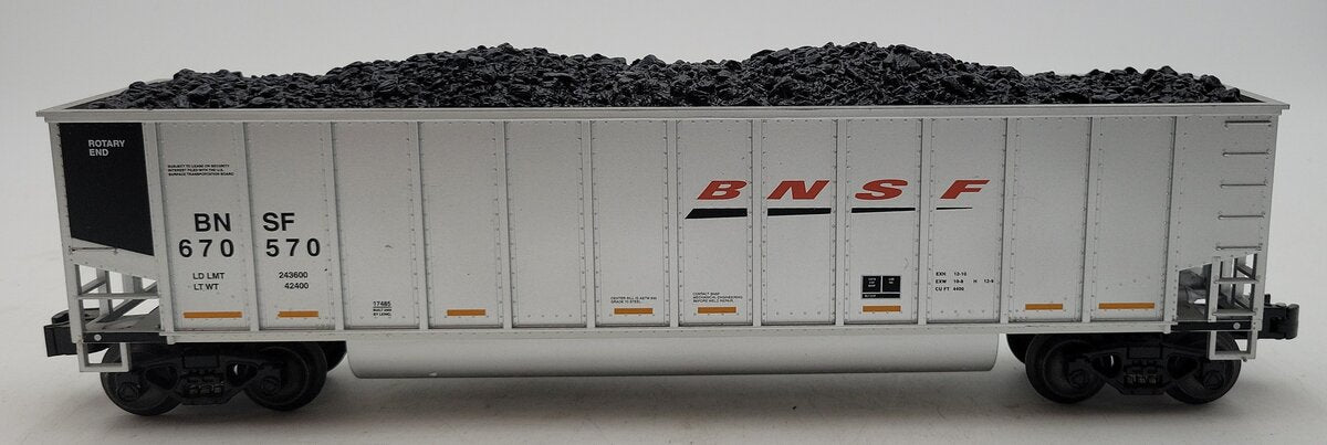 Lionel 6-17483 O Gauge BNSF Bathtub Gondola #670583 LN/Box