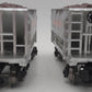 Menards 275-9155 O Gauge BNSF Ore Cars #2109/#2110 (2 Pack) EX