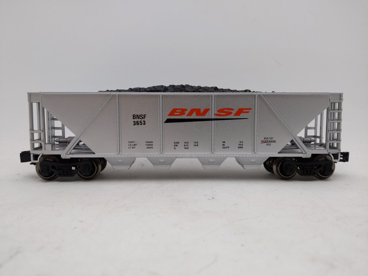 Menards 279-8944 O Gauge BNSF Coal Hopper Car #3653 LN/Box
