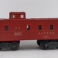 Lionel 6357 Vintage O Lionel Lines SP Style Lighted Caboose EX