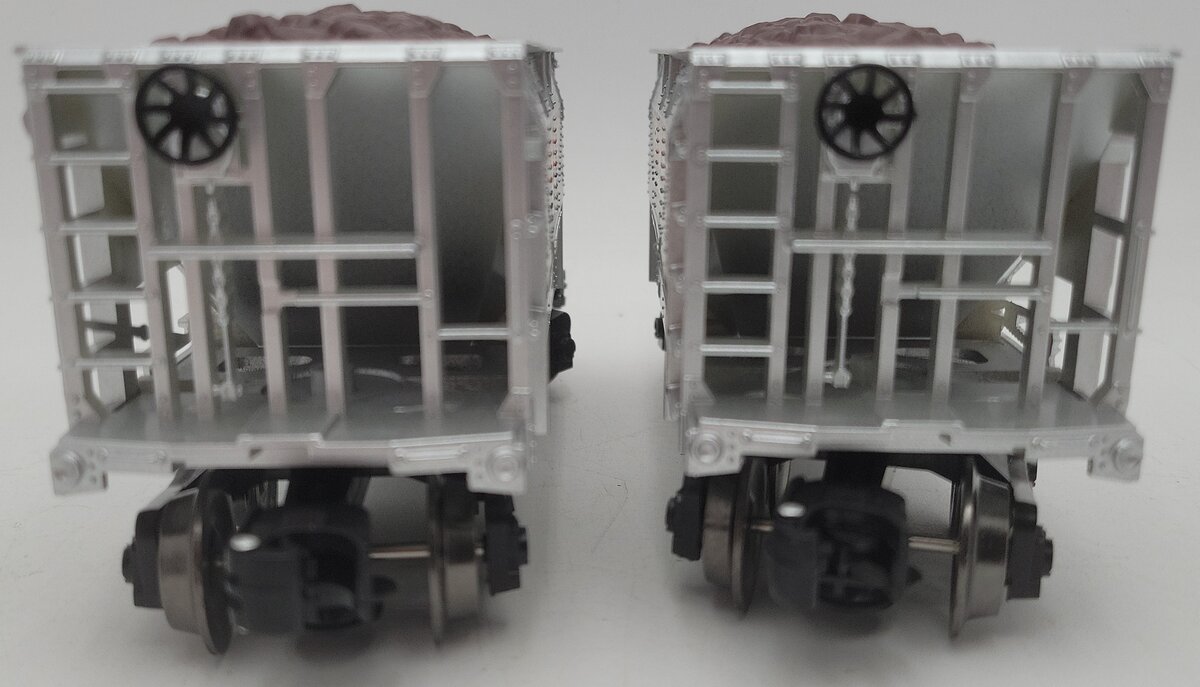Menards 275-9155 O Gauge BNSF Ore Cars #2089/#2090  (2 Pack) EX