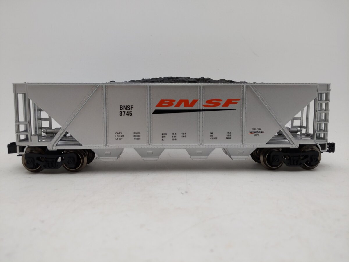 Menards 279-8944 O Gauge BNSF Coal Hopper Car #3745 LN/Box