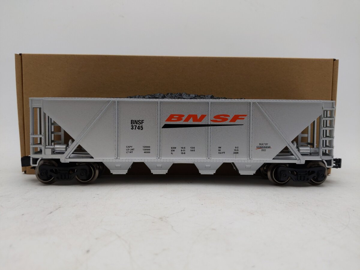 Menards 279-8944 O Gauge BNSF Coal Hopper Car #3745 LN/Box