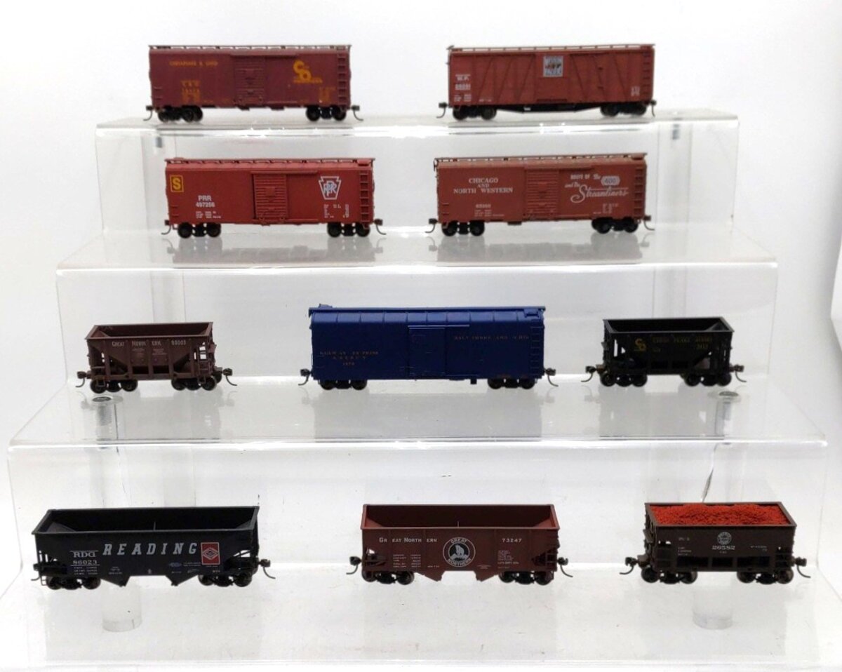 Athearn & Other HO Scale Assorted Freight Cars [10] VG