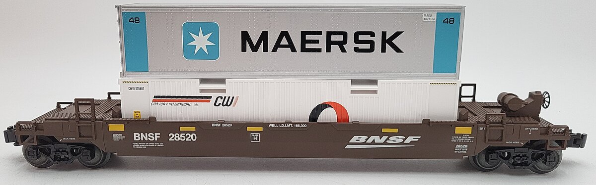 Lionel 10928520 O Burlington Northern Santa Fe Maxi Stack