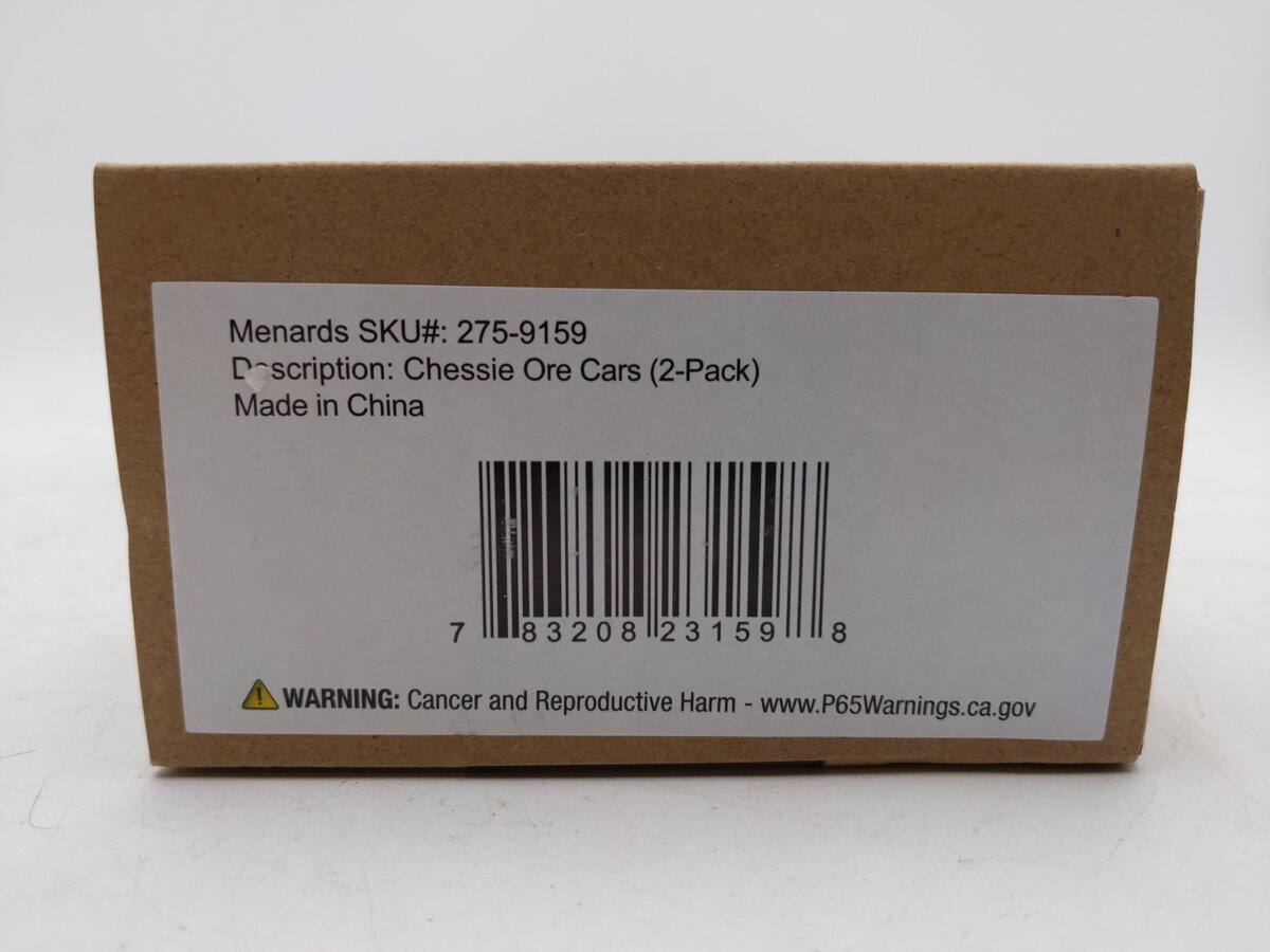 Menards 275-9159 O Chessie Ore Cars (2-Pack) #4375, #4376 EX/Box