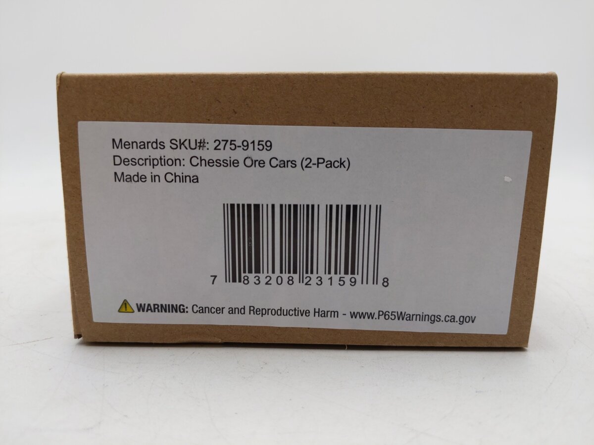 Menards 275-9159 O Chessie Ore Cars (2-Pack) #4375, #4376 EX/Box