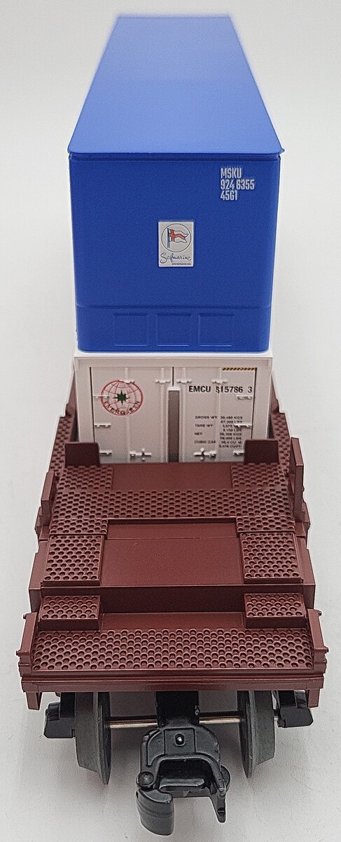 Lionel 2328330 O BNSF Maxi Stack with Container Load LN/Box