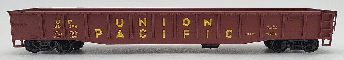 Peterson O Scale 30294 UP Gondola 2-Rail EX