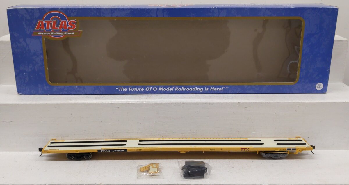 Atlas 3006204-3 O 2-Rail TTX 89'4" Intermodal Flat Car #974526 NIB