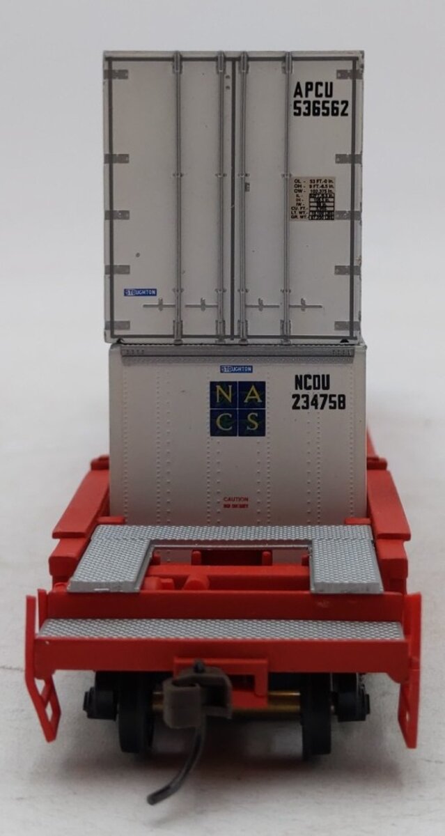 Walthers HO Scale Canadian Pacific Stack Car w/2 Containers #526022 EX