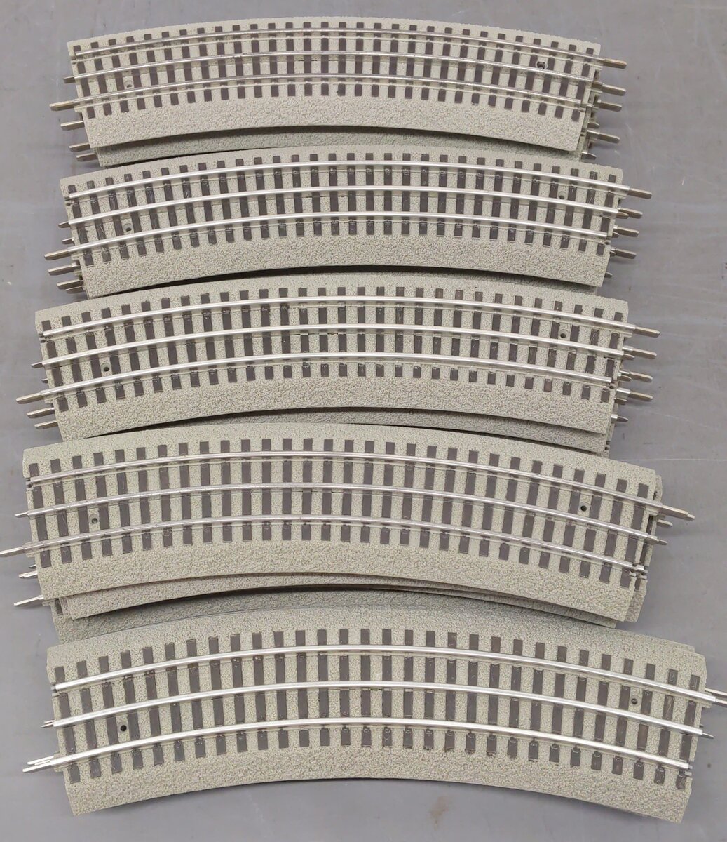 Lionel 6-12043 FasTrack O48 Curved Track Sections (19) EX