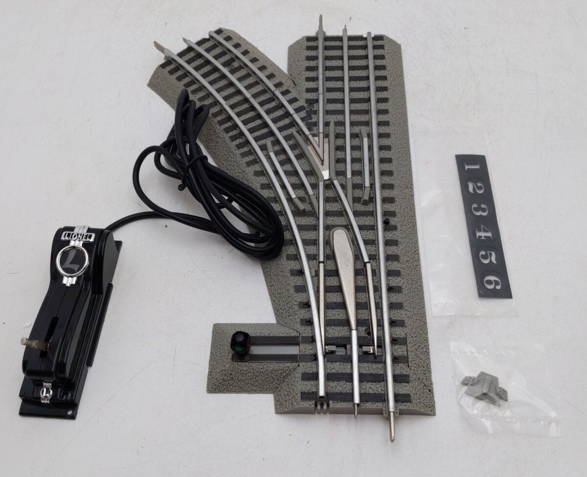 Lionel 6-81254 O-31 Left Hand FasTrack Remote Switch Turnout LN/Box