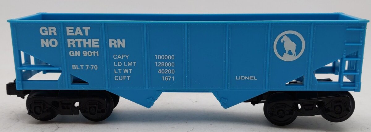 Lionel 6-9011 O Gauge Great Northern 2-Bay Hopper EX/Box