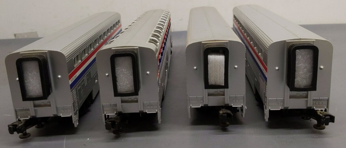 MTH 20-6524 O Gauge Amtrak Superliner Passenger Car Set LN/Box