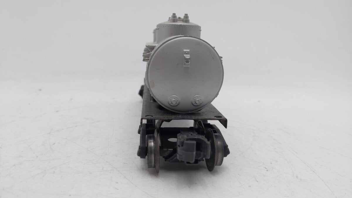 Lionel 6465 Vintage O Silver Sunoco Double Dome Tank Car w/ Steps EX/Box