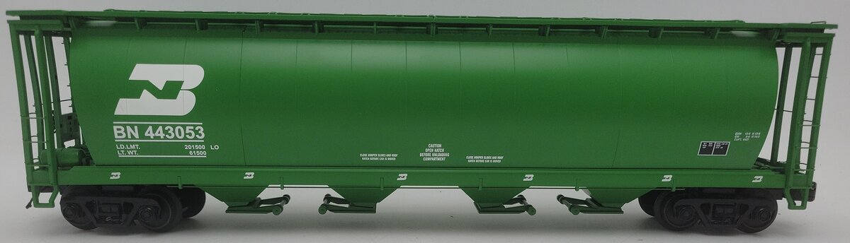 MTH 20-97643 O Gauge Burlington Northern 100 Ton Hopper Car #443053 EX/Box