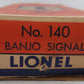 Lionel 140 Vintage O Operating Banjo Signal EX/Box