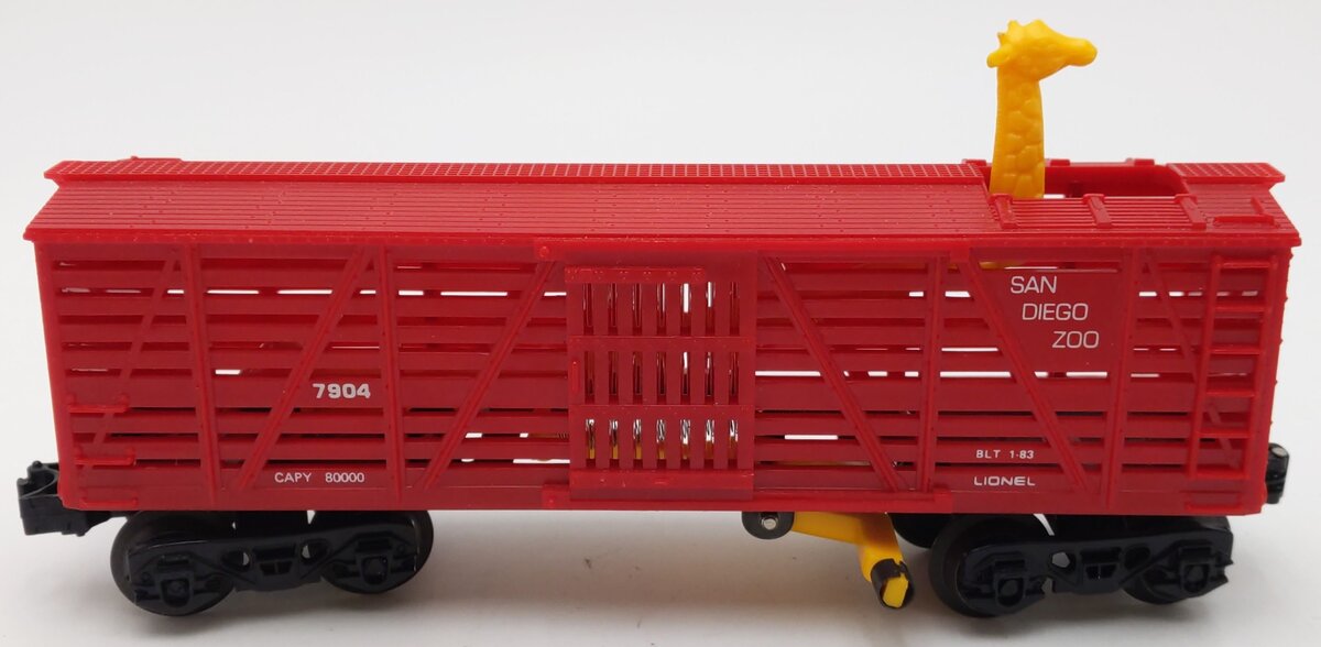 Lionel 6-7904 San Diego Zoo Operating Giraffe Car VG/Box