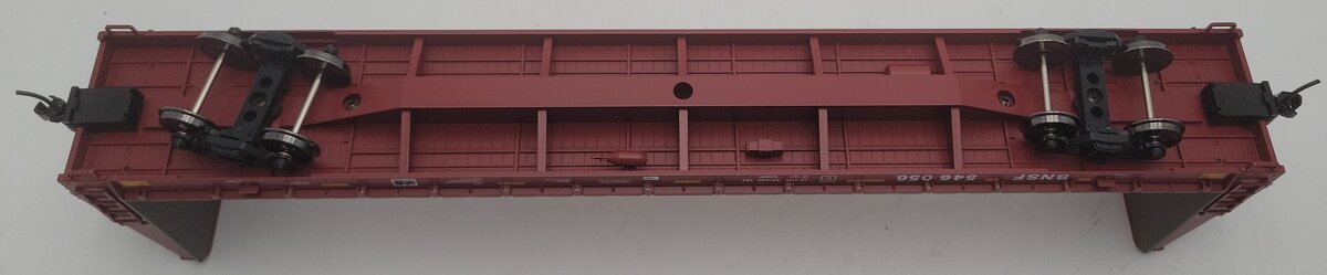 Atlas 2001751-4 O Scale BNSF Bulkhead Flat Car #546056 (2-Rail) EX/Box