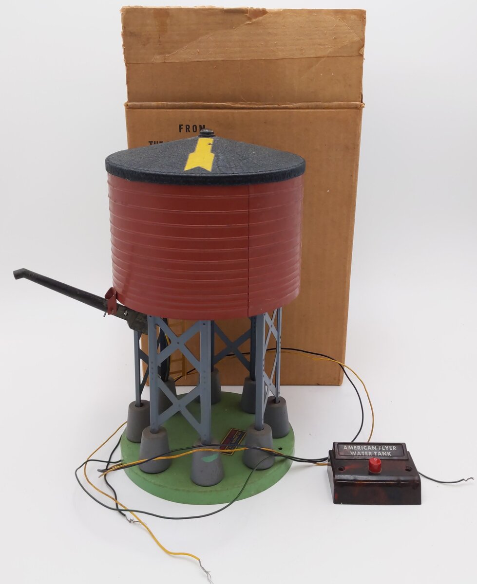 American Flyer 596 Vintage S Operating Water Tower/Box