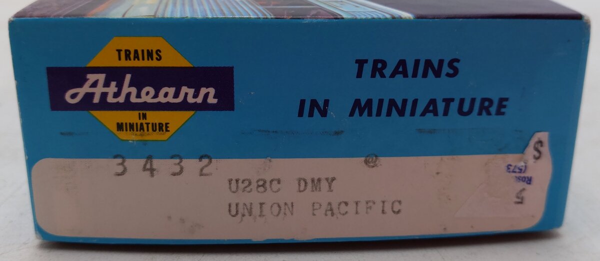 Athearn 3432 HO Scale Union Pacific U28C Dummy Diesel Locomotive #2802 EX/Box