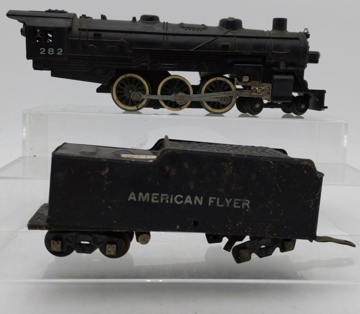American Flyer 282 Vintage S 4-6-2 Pacific Steam Locomotive & Tender #282 VG