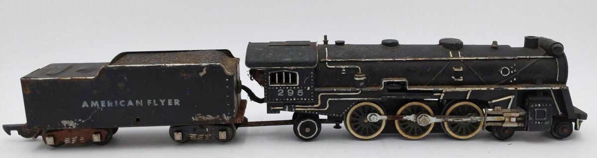 American Flyer 295 4-6-2 Vintage S Pacific Steam Locomotive & Tender EX