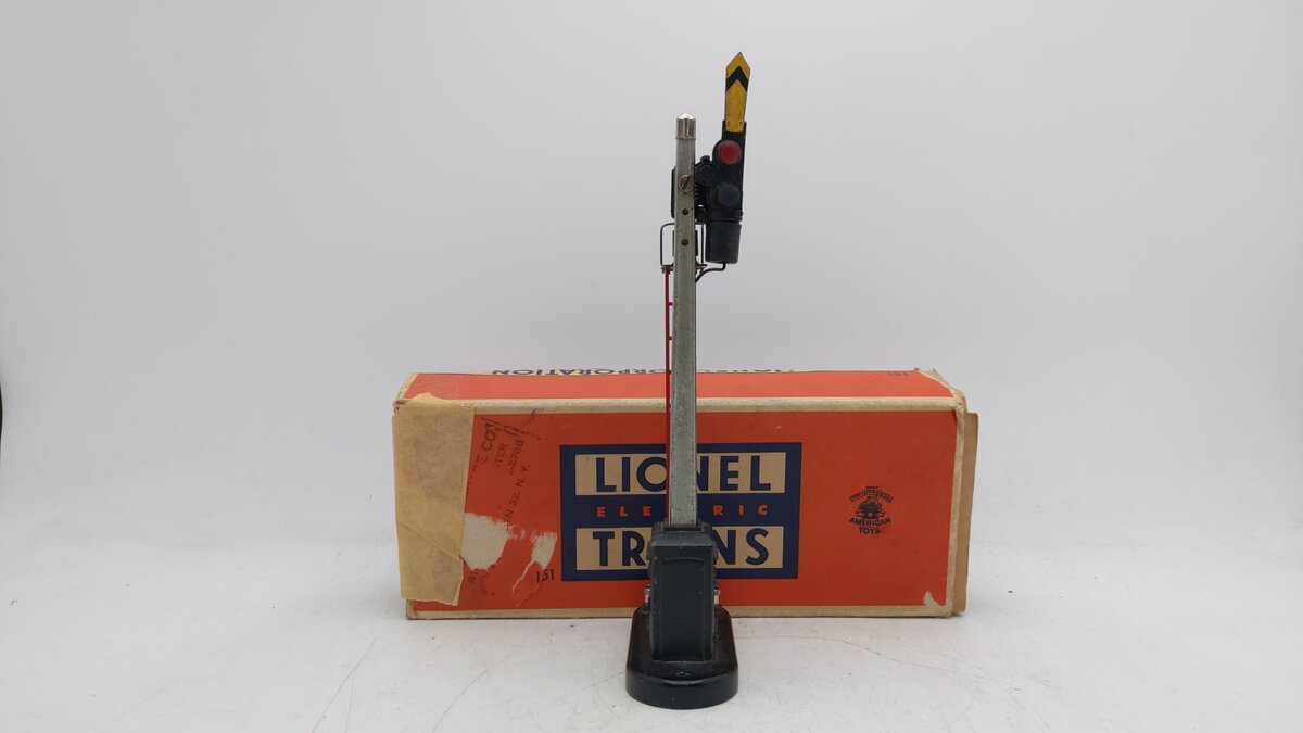 Lionel 151 Vintage O Operating Semaphore Signal VG/Box