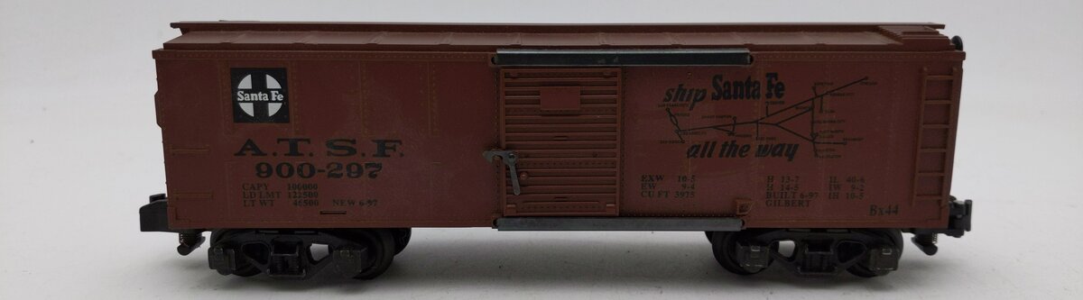 American Flyer 6-48329 S Gauge AT&SF Boxcar #900-297 LN
