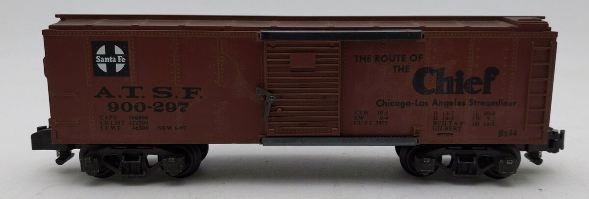 American Flyer 6-48329 S Gauge AT&SF Boxcar #900-297 LN