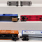 Lionel & Williams O Assorted Freight Cars 6-7605, 3400, 6-19149, 6-19915 [4] VG/Box