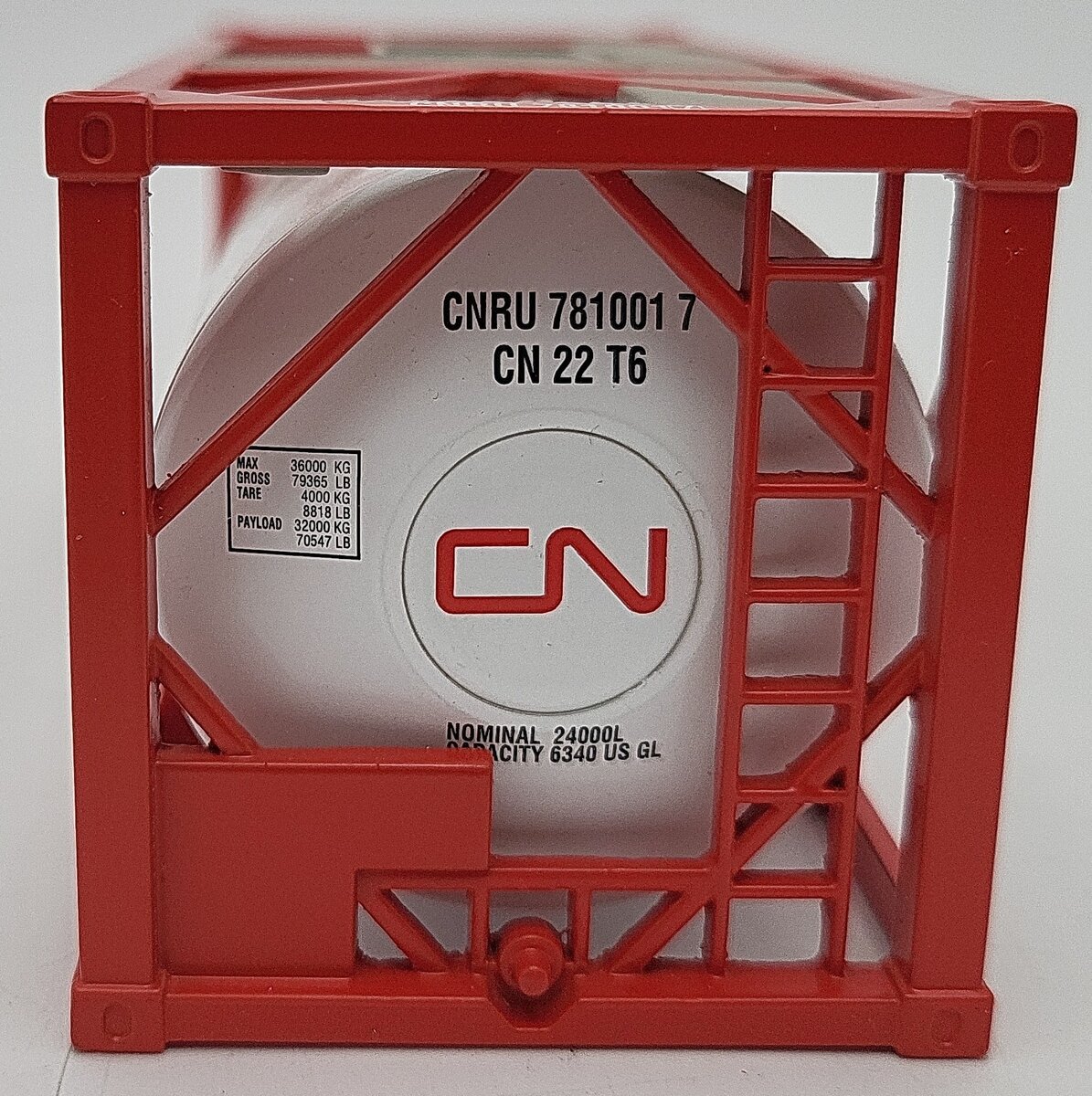 MDK, Inc. K-7810017 Canadian National ISO Tank LN