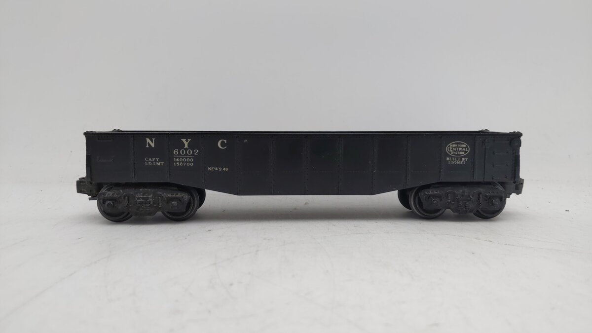 Lionel 6002 Vintage O New York Central Gondola EX