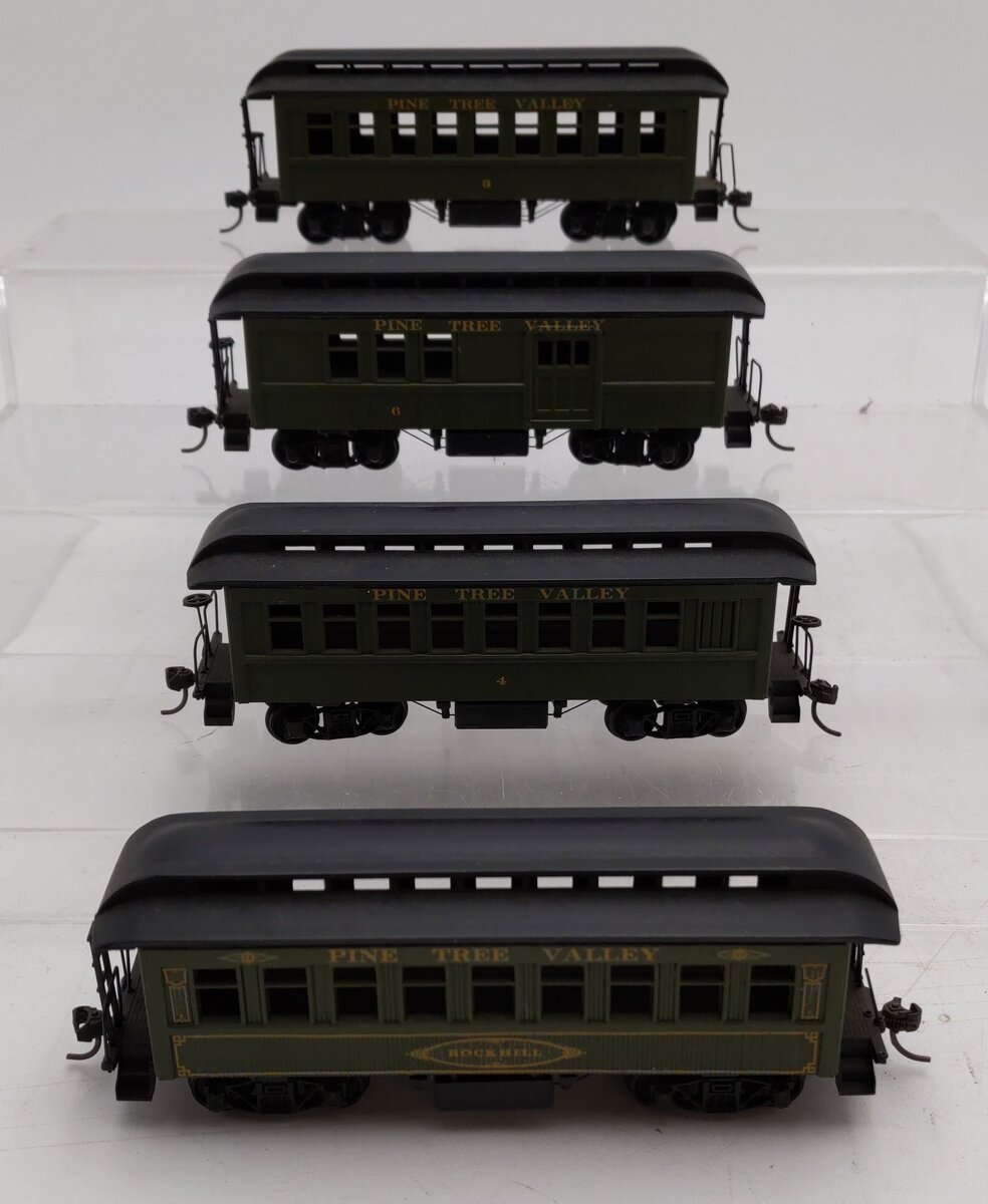 HO Assorted Pine Tree Valley Passenger Cars [4] VG