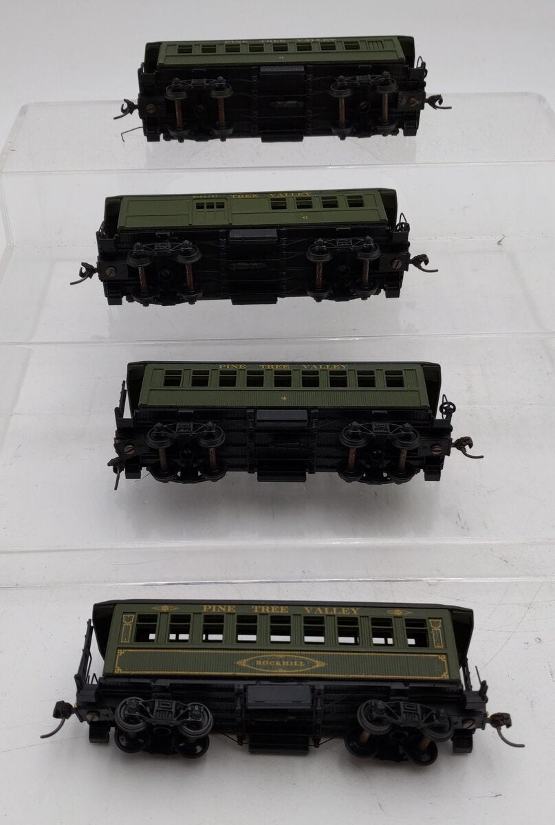 HO Assorted Pine Tree Valley Passenger Cars [4] VG