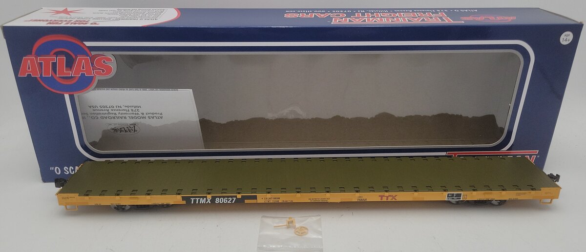 Atlas 2002674-1 O Gauge TTX Forward Thinking Flat Car #80627 EX/Box
