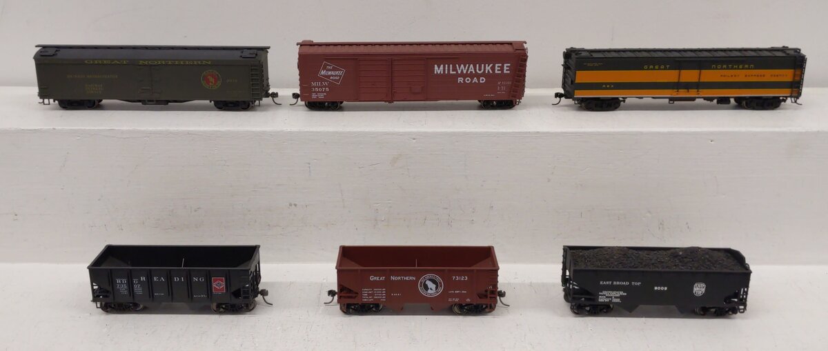 Accurail & Others HO Assorted Freight Cars #9009 #73123 #735 #2039 #35075  [6] VG