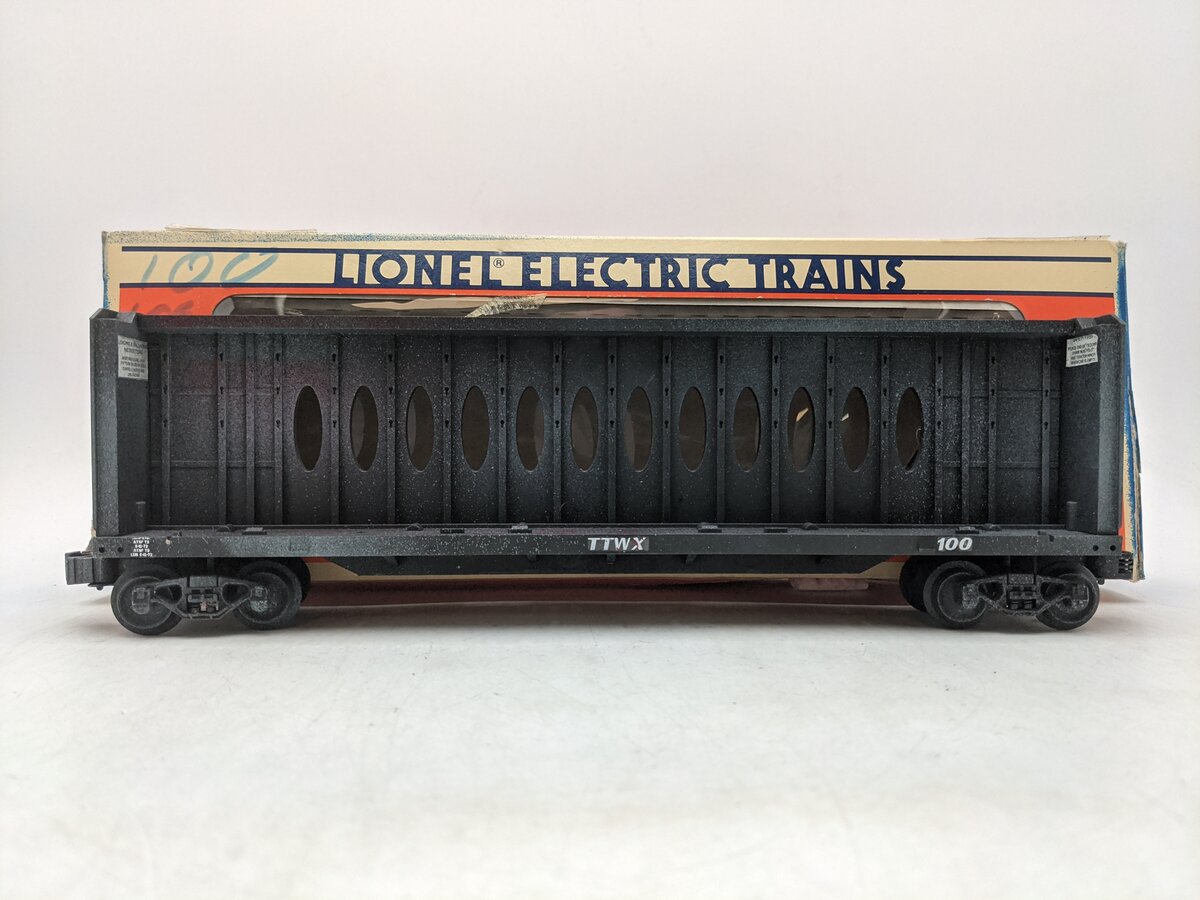 Lionel O Gauge TTX Corporation Flatcar with Centerbeam #100-Custom/Box