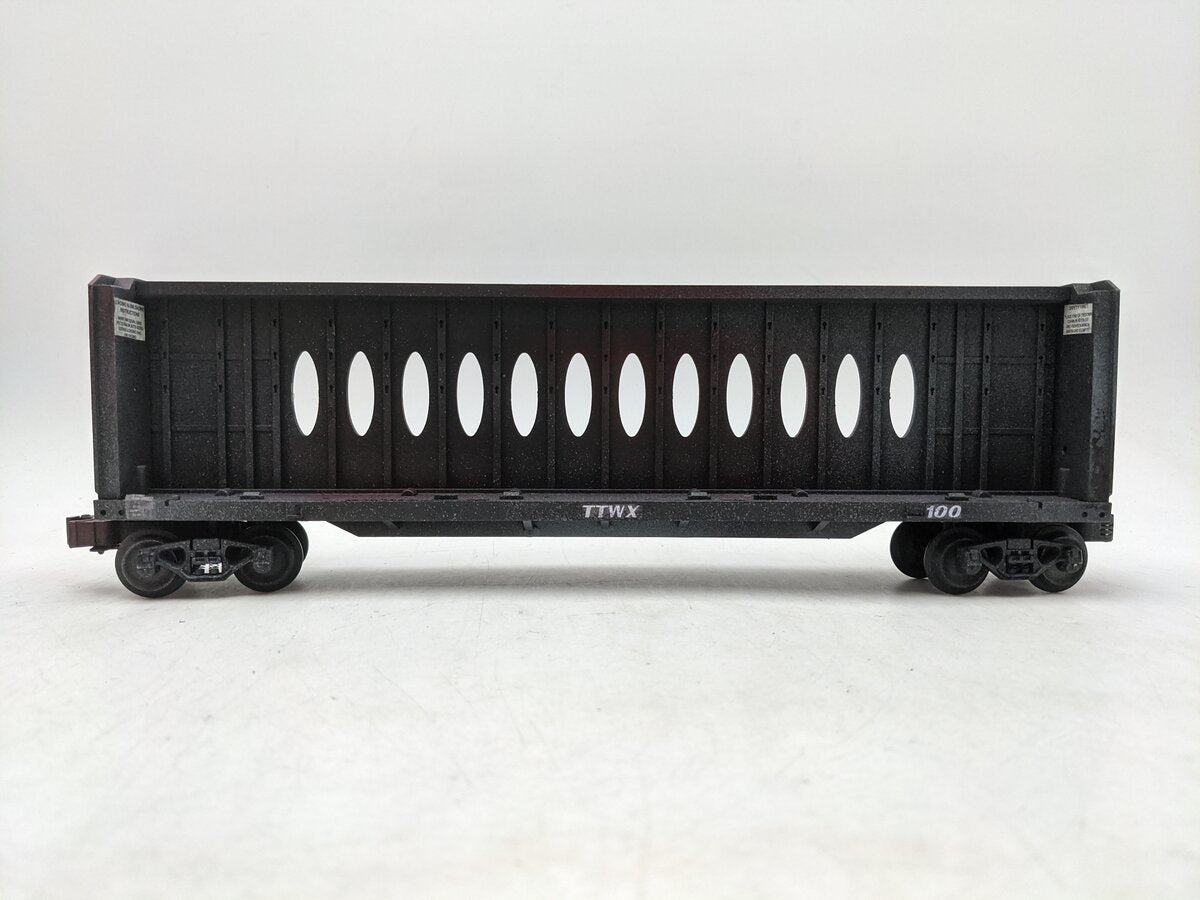 Lionel O Gauge TTX Corporation Flatcar with Centerbeam #100-Custom/Box
