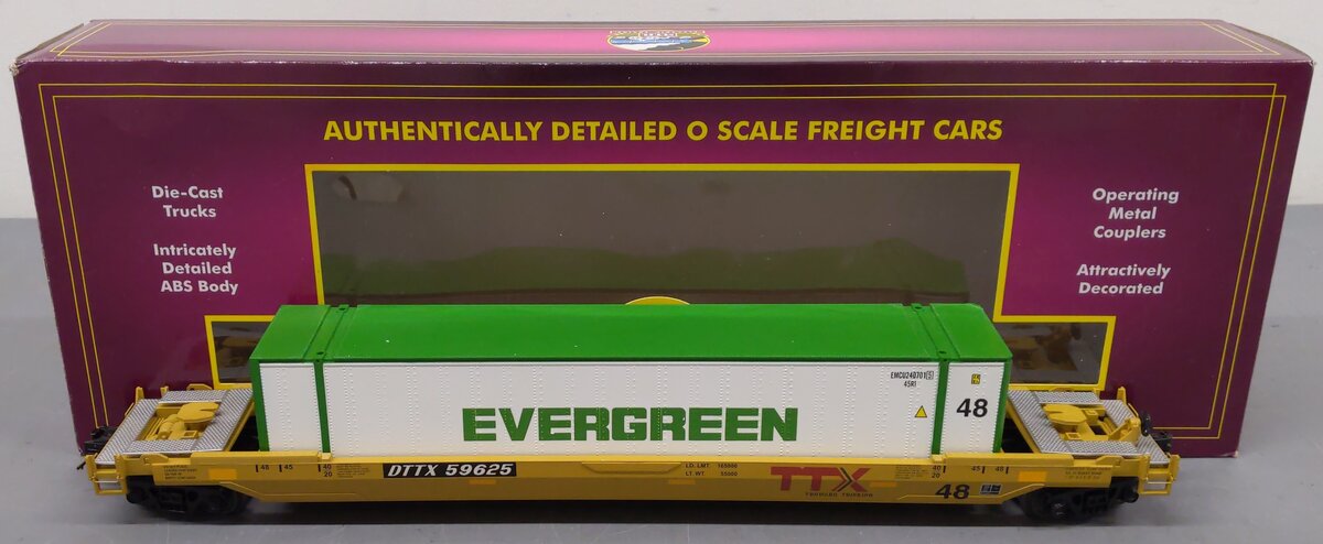MTH 20-95416 O Gauge TTX Husky Stack Car #59625 EX/Box
