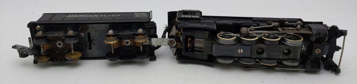 American Flyer 342 Vintage S Scale 0-8-0 Steam Switcher w/Tender EX