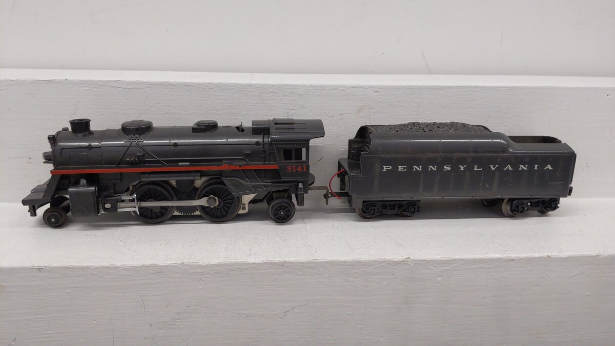 Lionel 6-8141 O Gauge Pennsylvania 2-4-2 Steam Locomotive & Tender #8141 EX