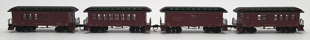Athearn 11024 N Pennsylvania Old Time Overton Passenger Set (4) EX/Box