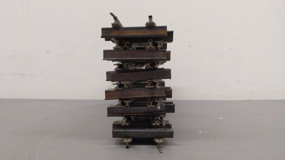 American Flyer 700 Vintage S Straight Track Sections (12) VG/Box