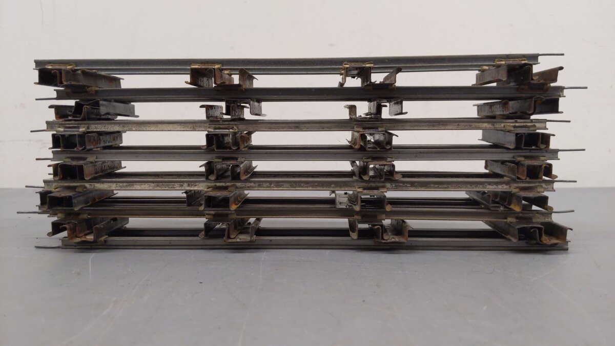 American Flyer 700 Vintage S Straight Track Sections (12) VG/Box